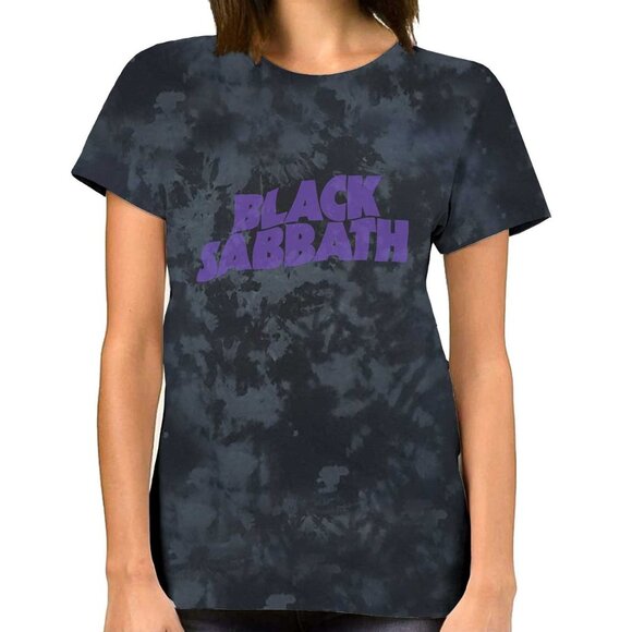 Black Sabbath T-Shirt Wavy Logo metal rock Official T-Shirt XL big NWT - Picture 1 of 2